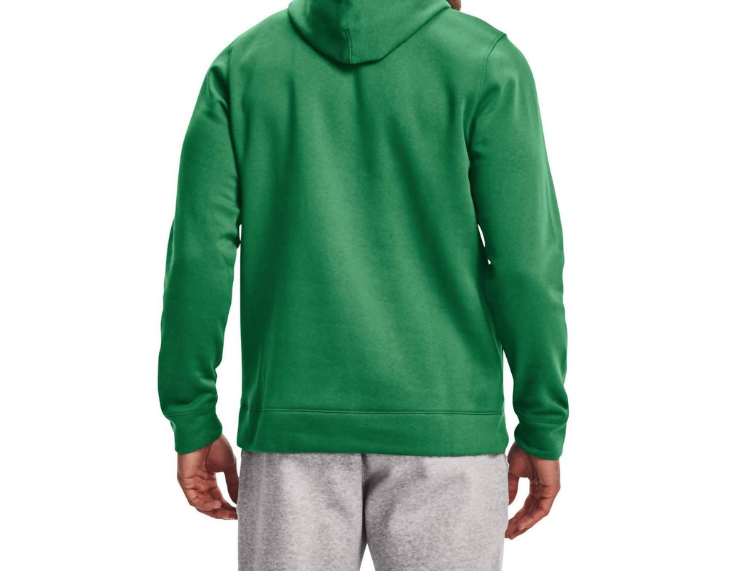 Hustle Fleece Hoody In Kelly Green