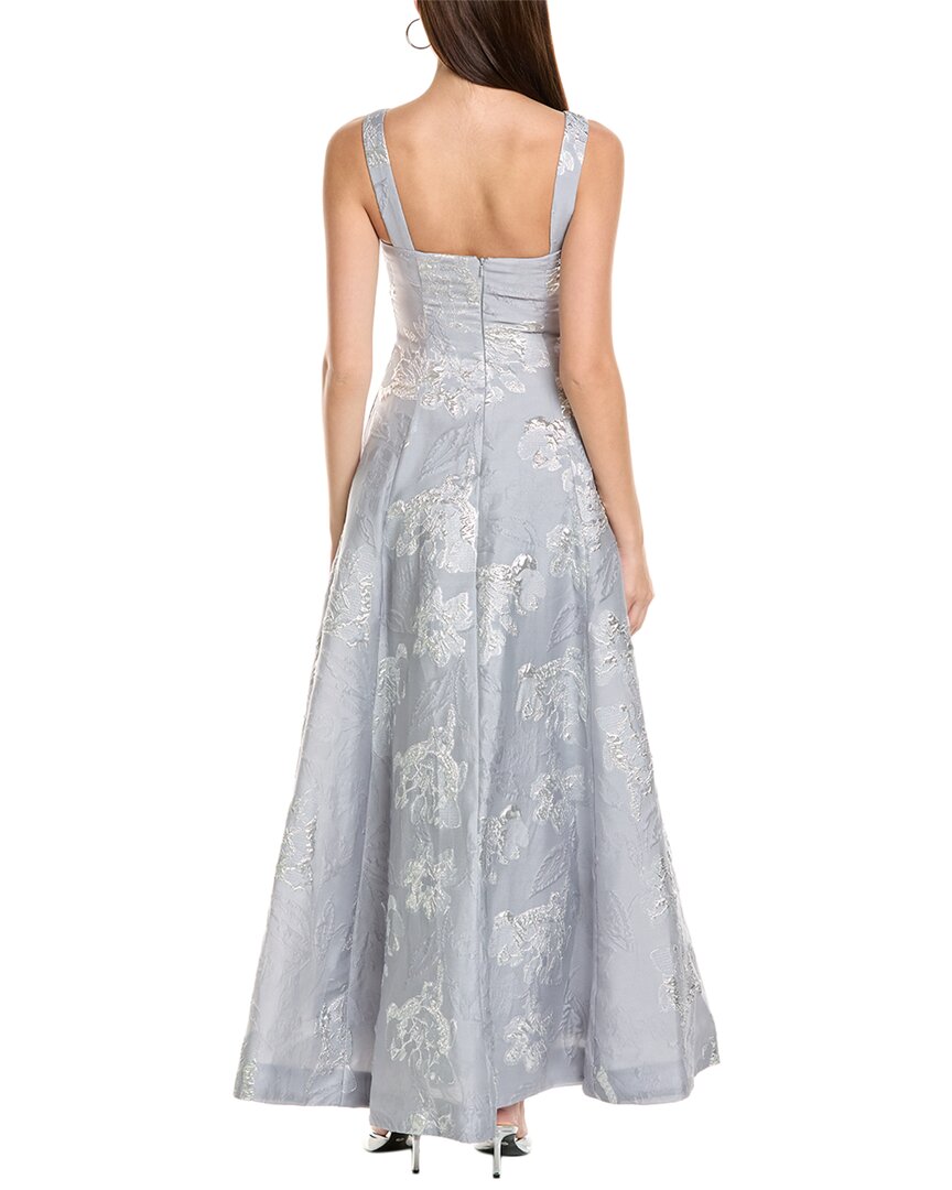 ML Monique Lhuillier Madeline Jacquard Gown