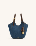Ines Tote Bag - Blue Denim