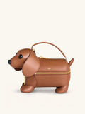 Emilia Dog-Shaped Bag - Brown
