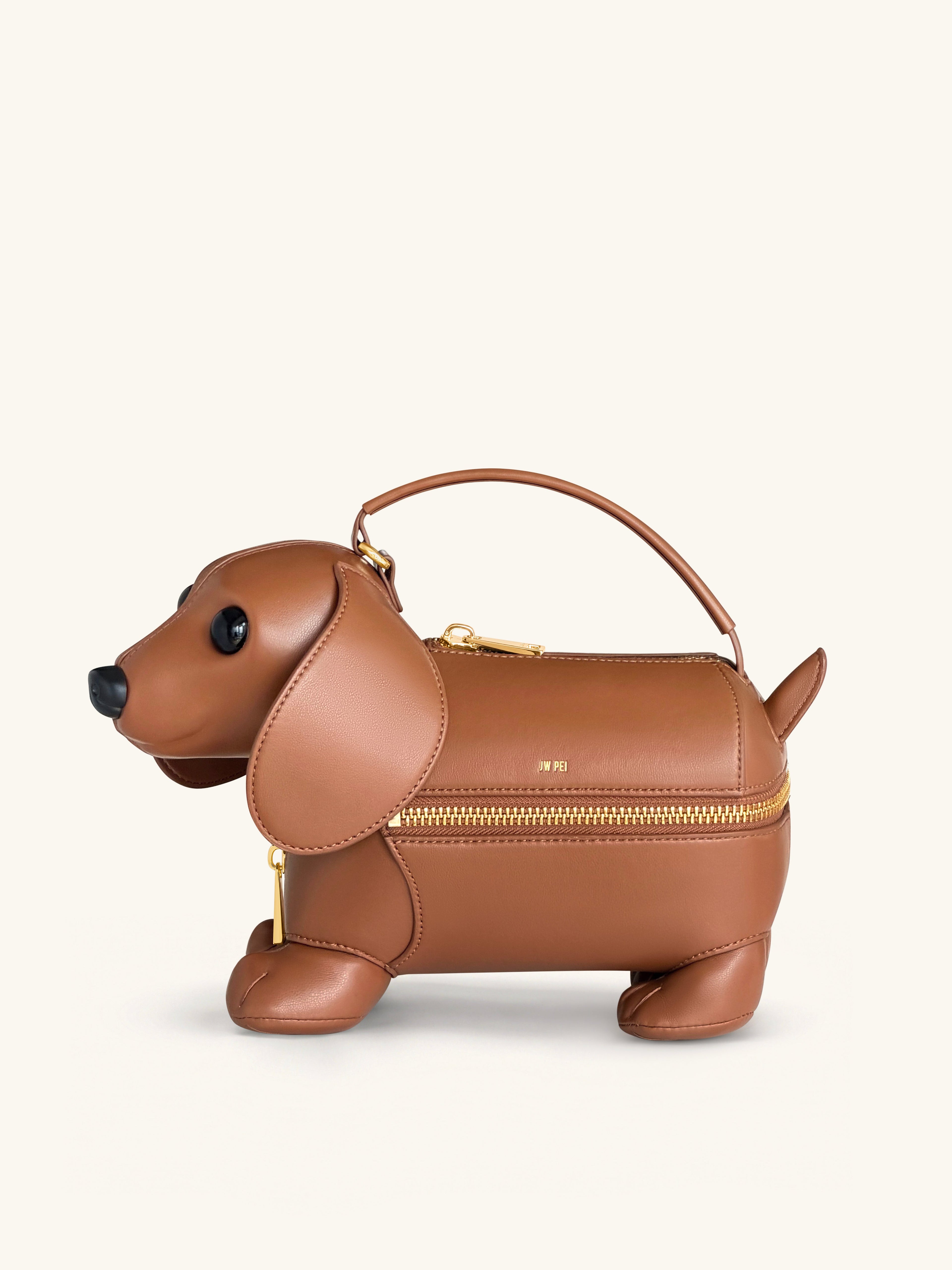 Emilia Dog-Shaped Bag - Brown