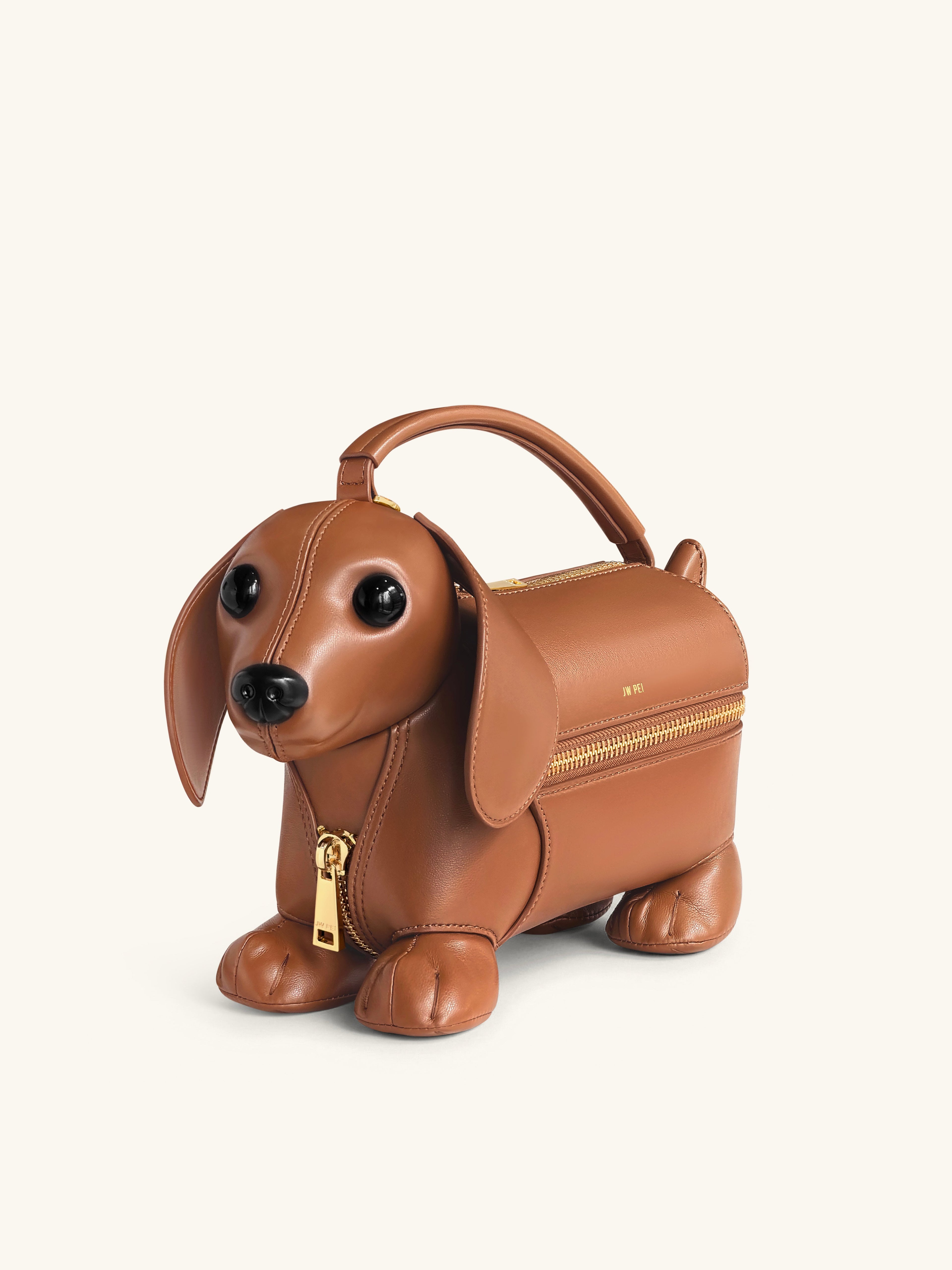 Emilia Dog-Shaped Bag - Brown