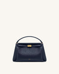 Carmen Top Handle Bag - Navy Blue