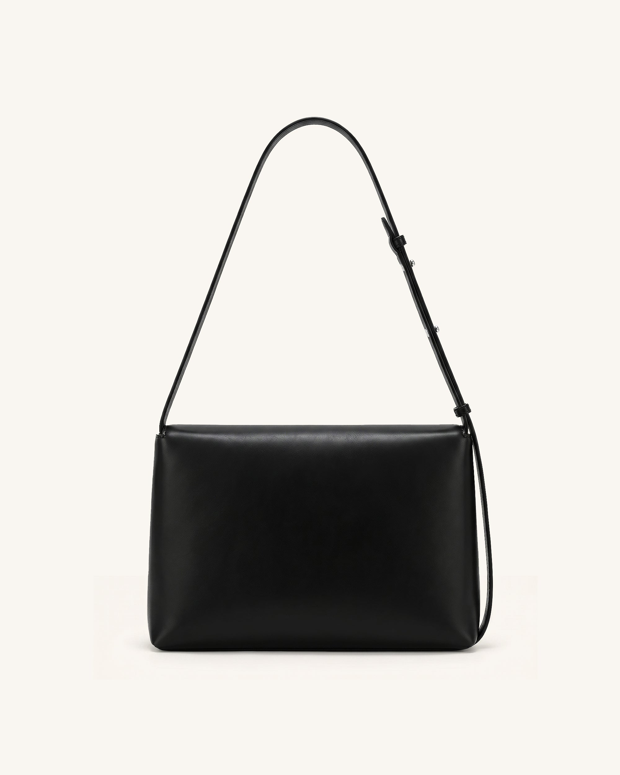 Isolde Flap Shoulder Bag - Black