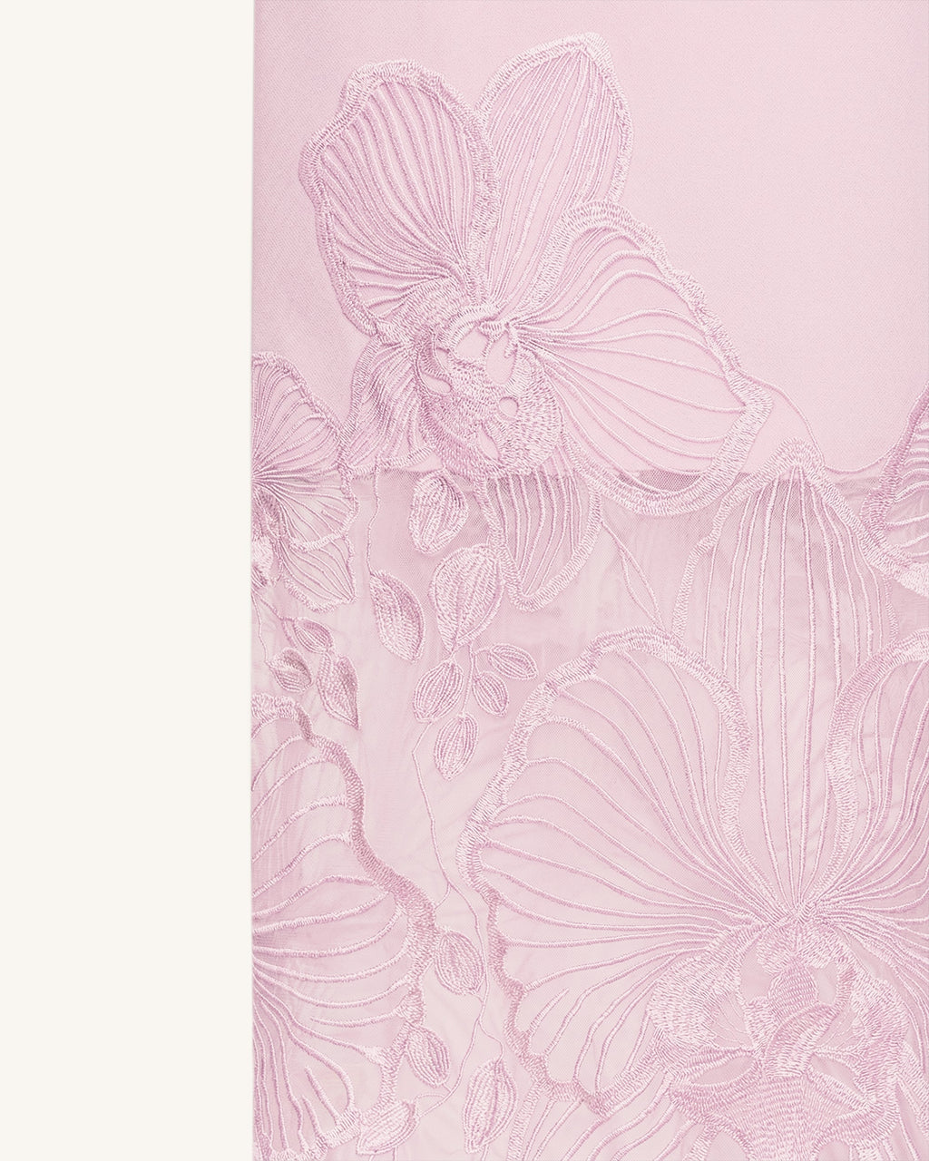 Orchid Embroidered Corset Dress - Dusty Rose