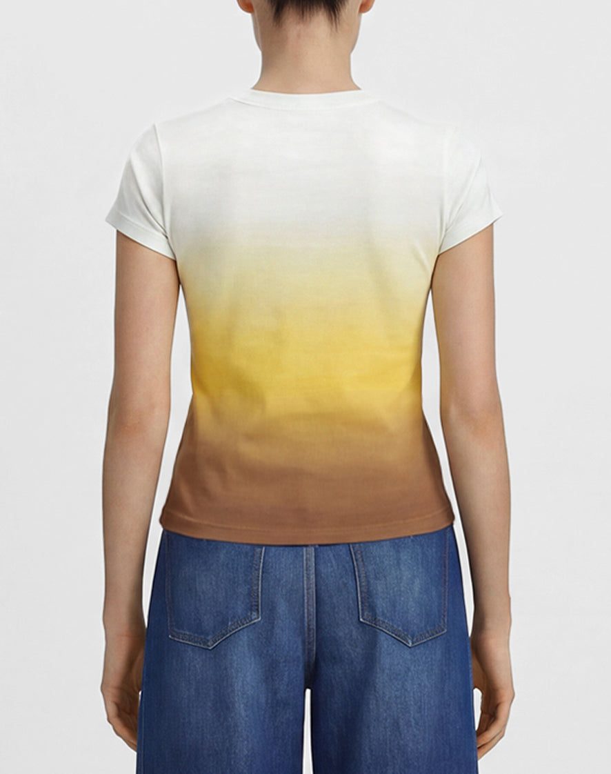The Slacker Fade Out T-shirt - Desert Sunset