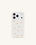 Pearl Embellished Phone Case - White