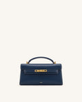 Noor Top Handle Bag - Navy Blue