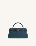 Elena Classic Top Handle Bag - Navy