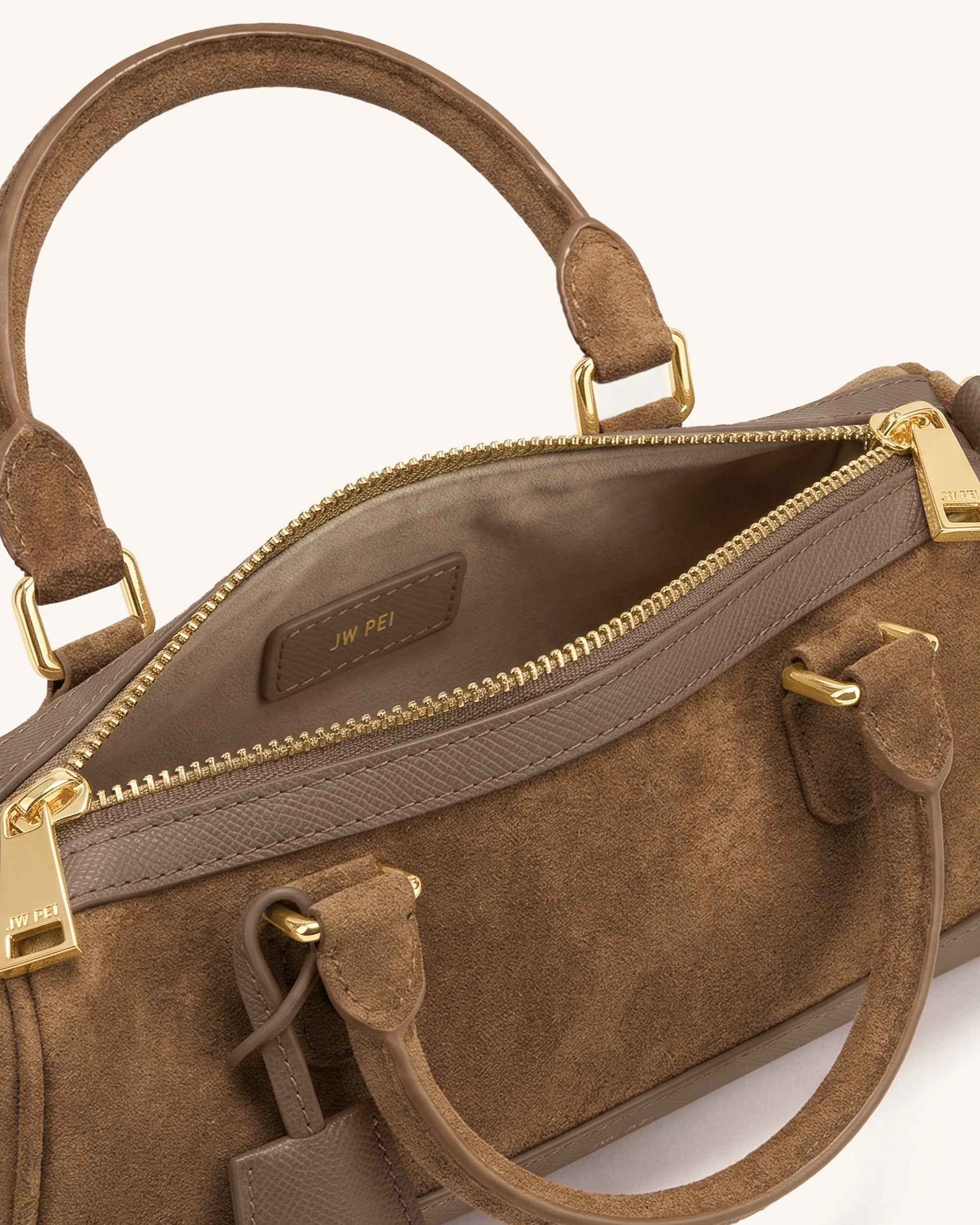 Josie Barrel Shoulder Bag - Brown