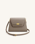 Piper Pebbled Crossbody Bag - Taupe