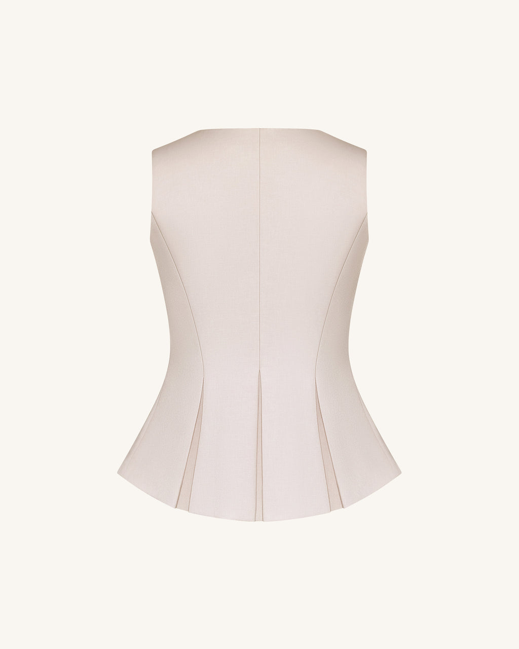 Structured Seam Round - Beige