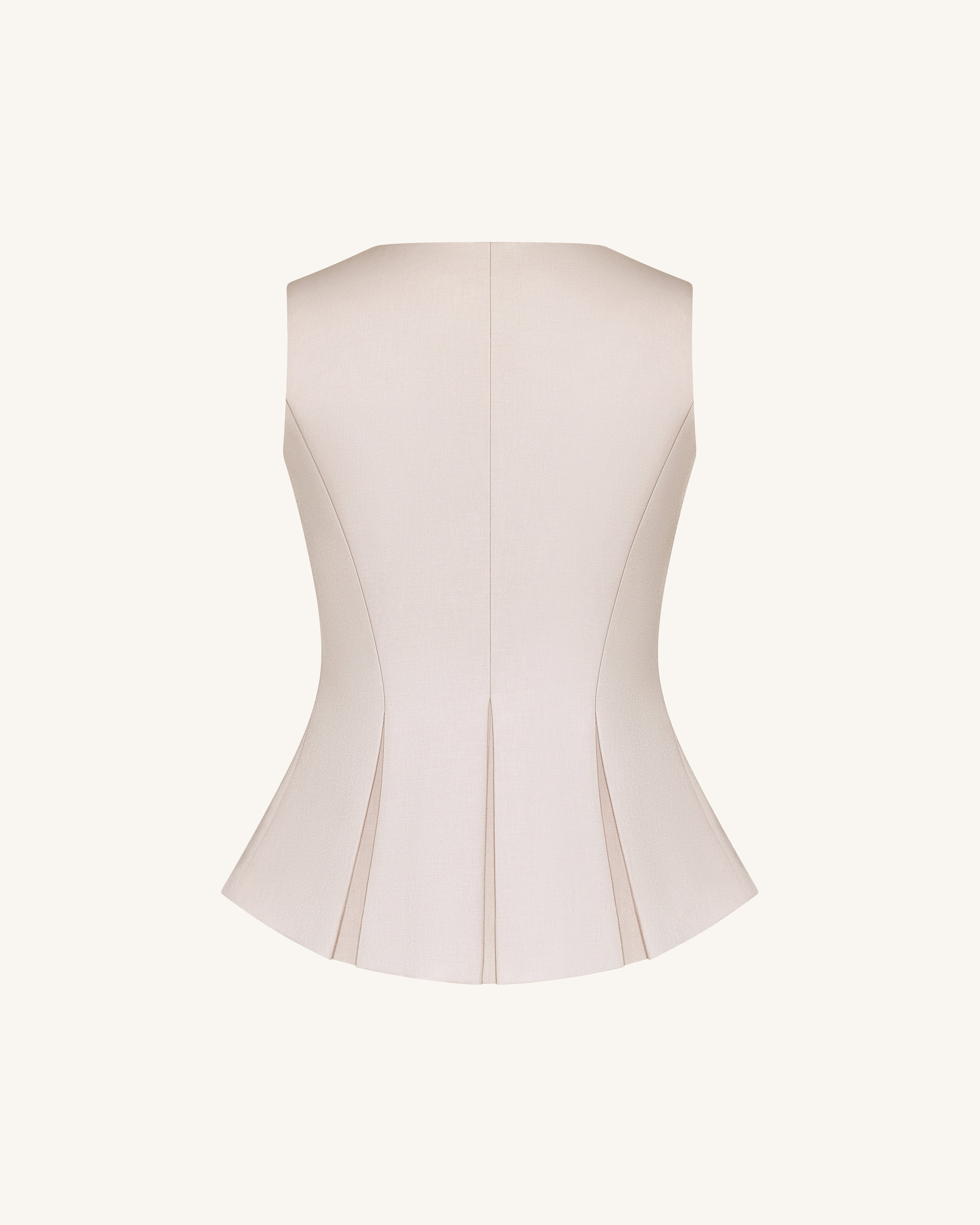 Structured Seam Round - Beige