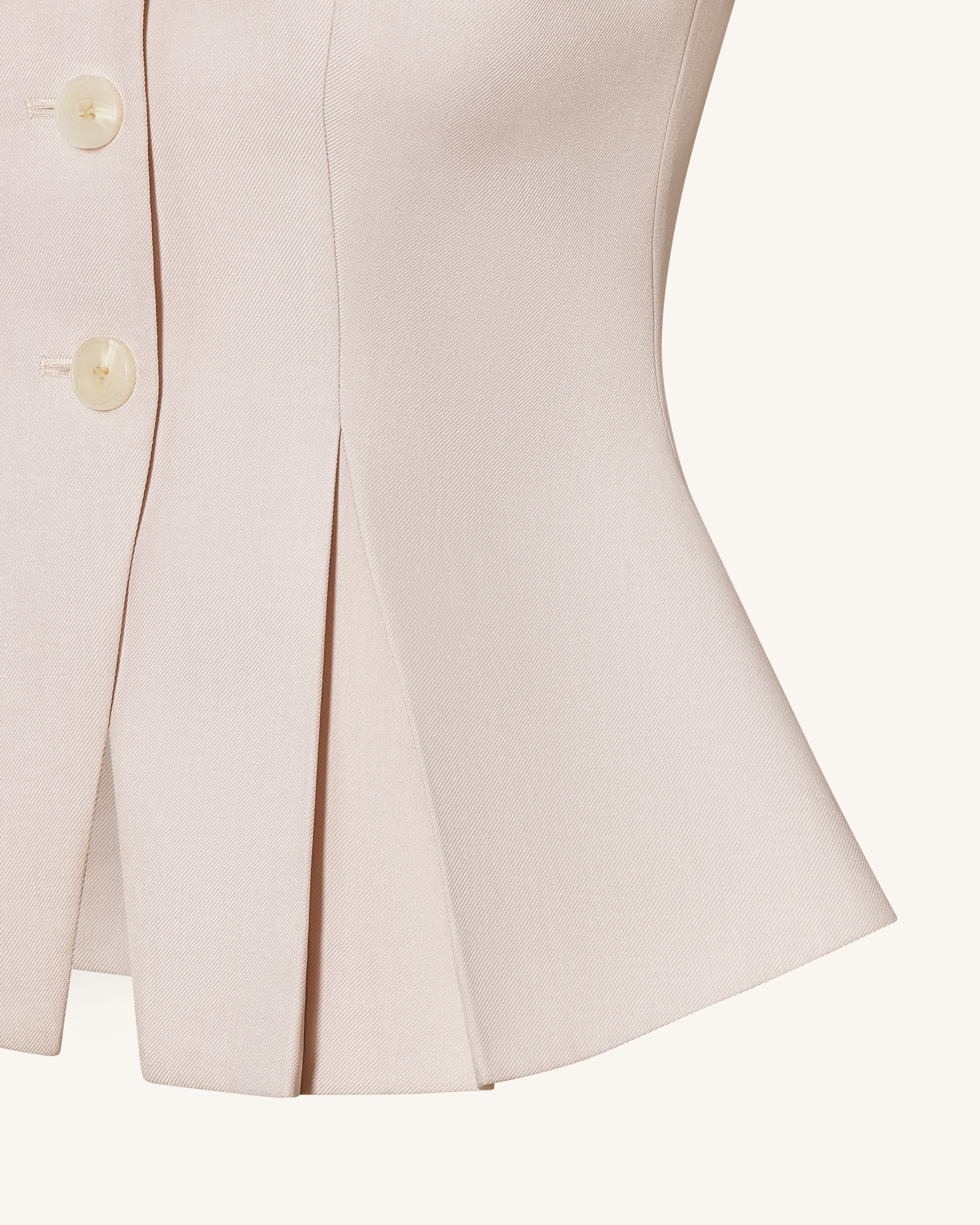 Structured Seam Round - Beige