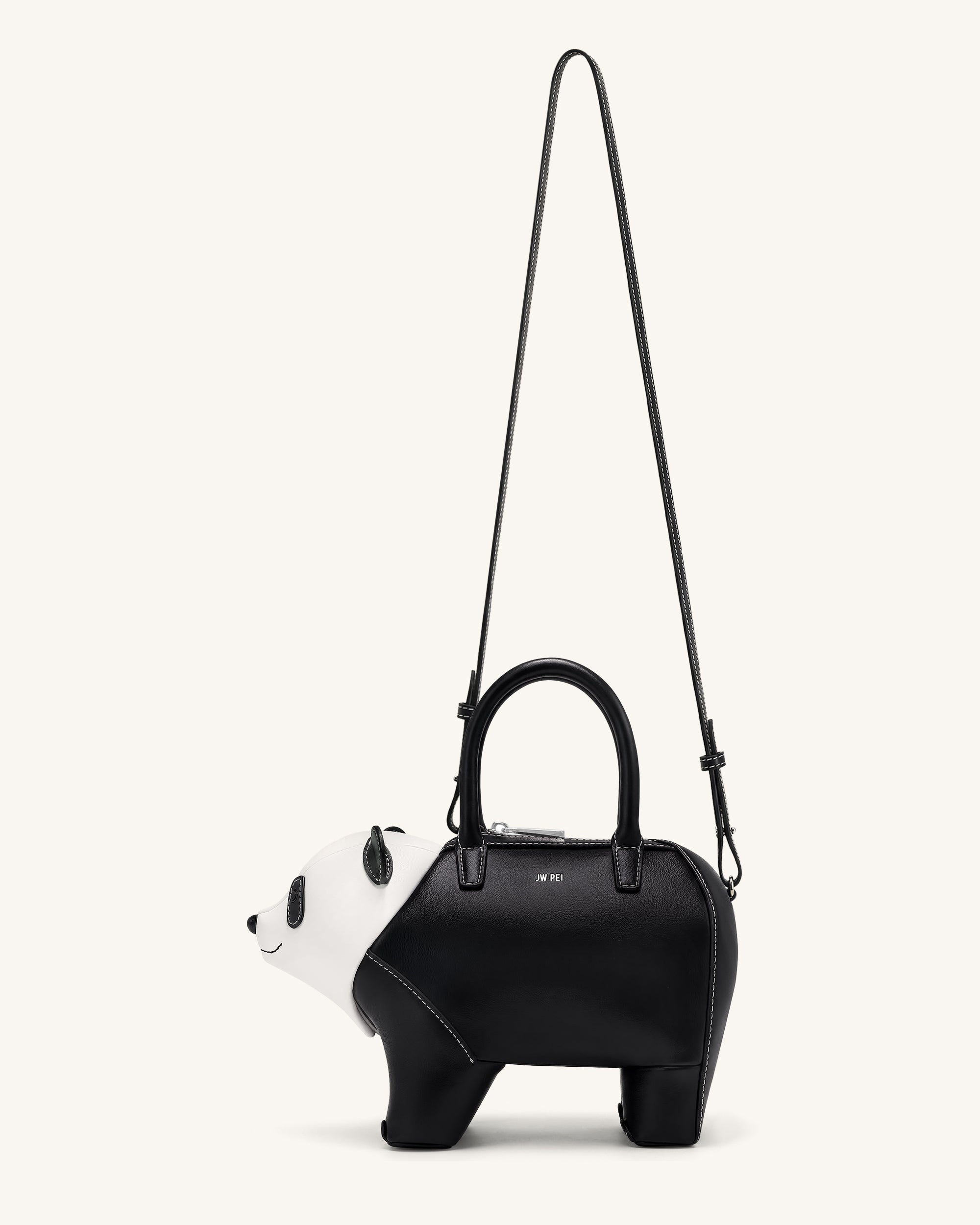 Adeline Panda Handbag - Black