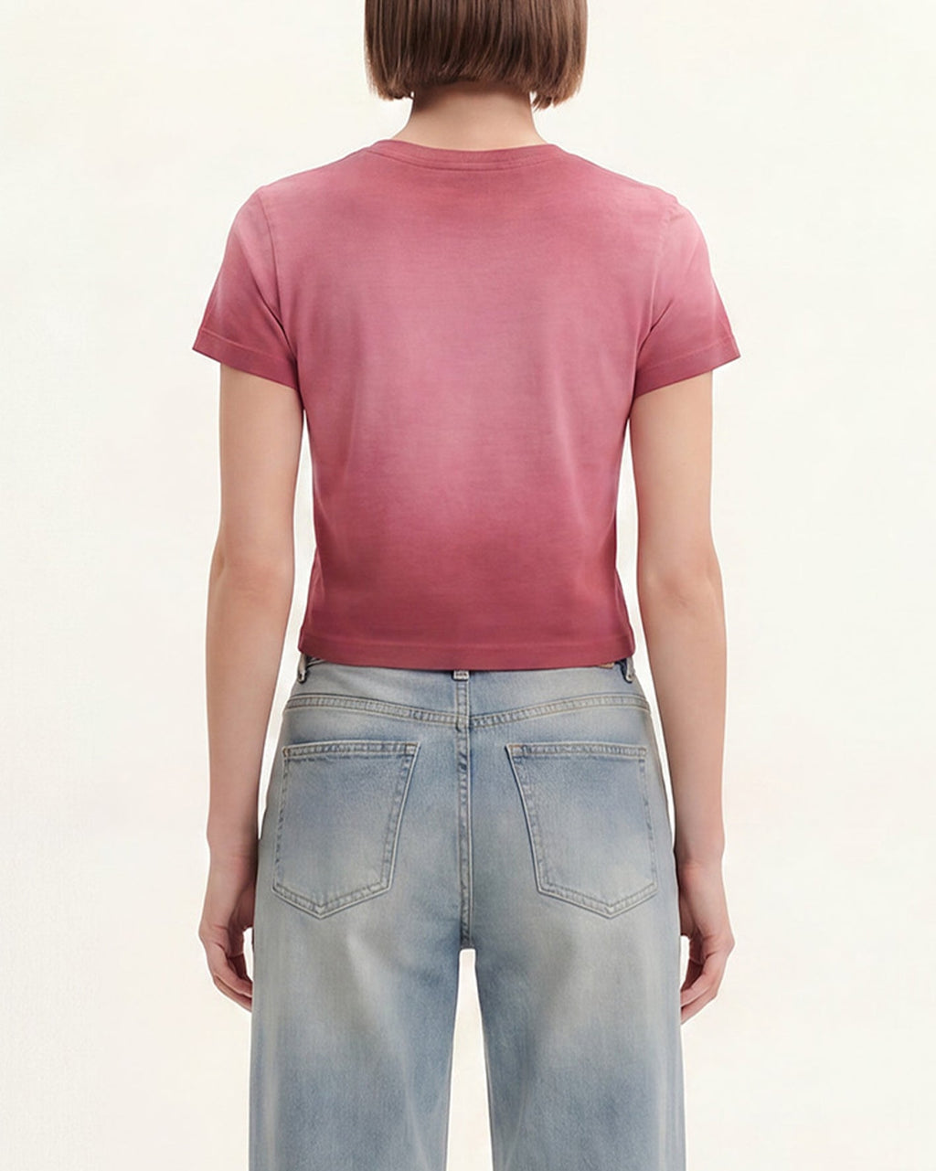 The Shrunken Faded Love T-shirt -  Wild Berry
