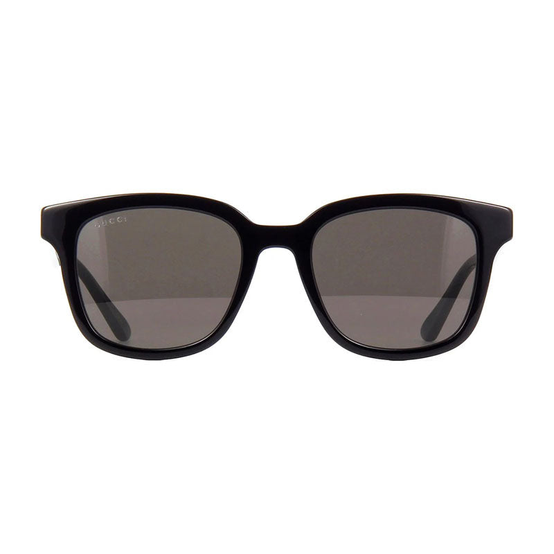 Gucci Sunglasses Square Full Rim, Black Frame And Dark Grey Lens Gg0847Sk001