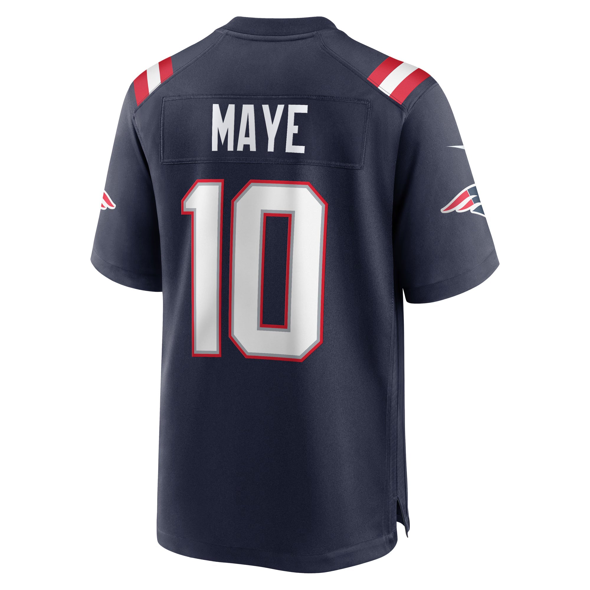New England Patriots Drake Maye Navy Player Game Jersey