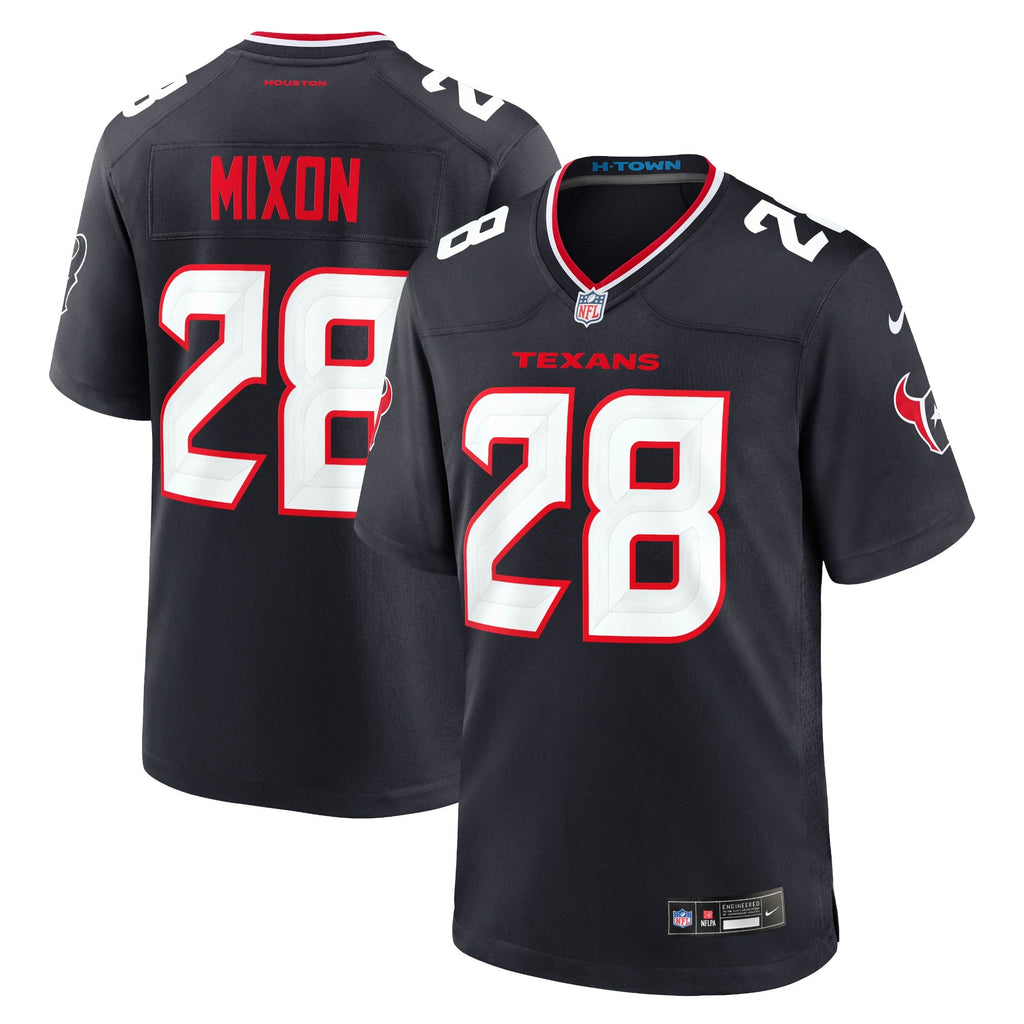Houston Texans Joe Mixon Navy Game Jersey