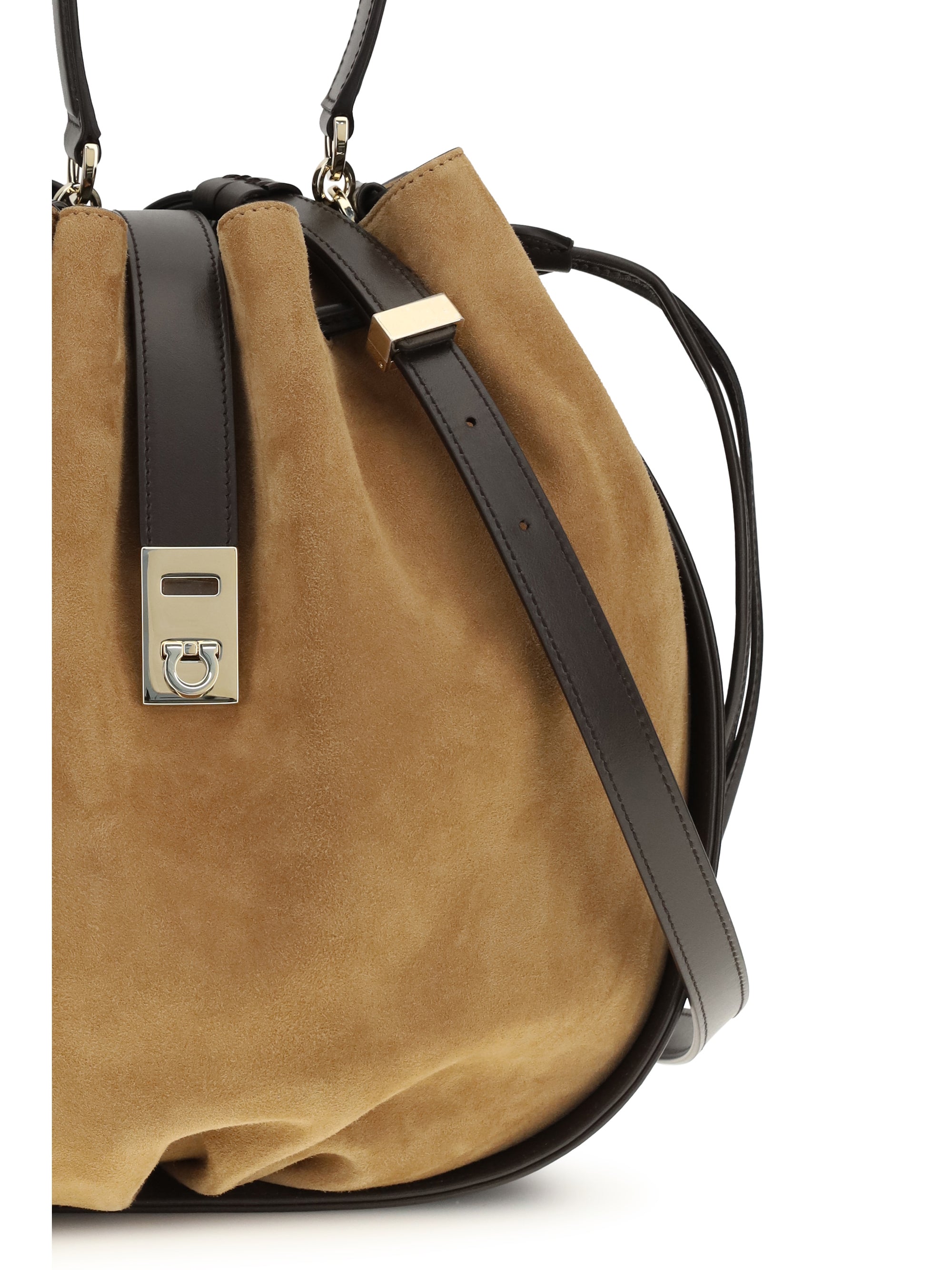 Ferragamo Women Hug Buckle Bucket Bag