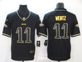Men's Philadelphia Eagles Carson Wentz #11 Black Game Jersey1