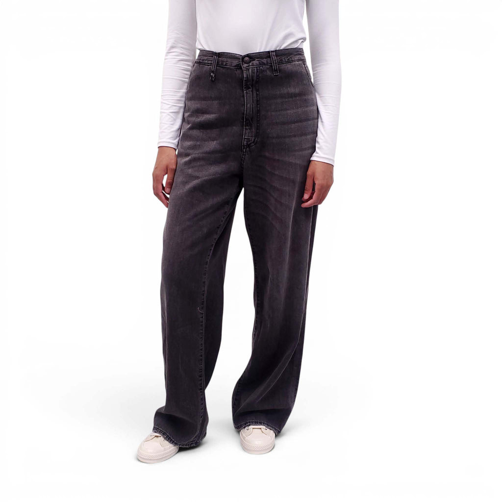 R13 'DAMON' PLEATED JEANS - SIZE 30
