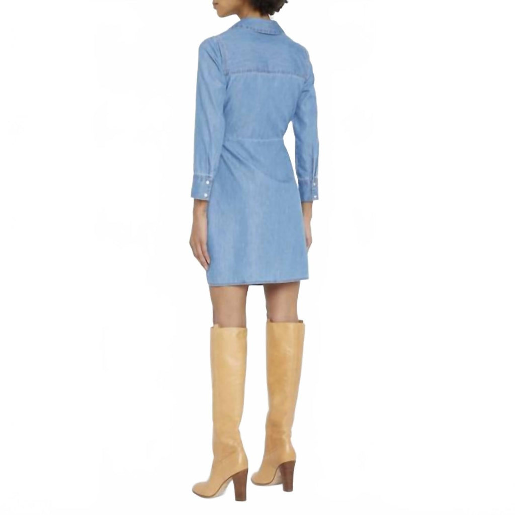Briggs Denim Mini Dress In Iceberg