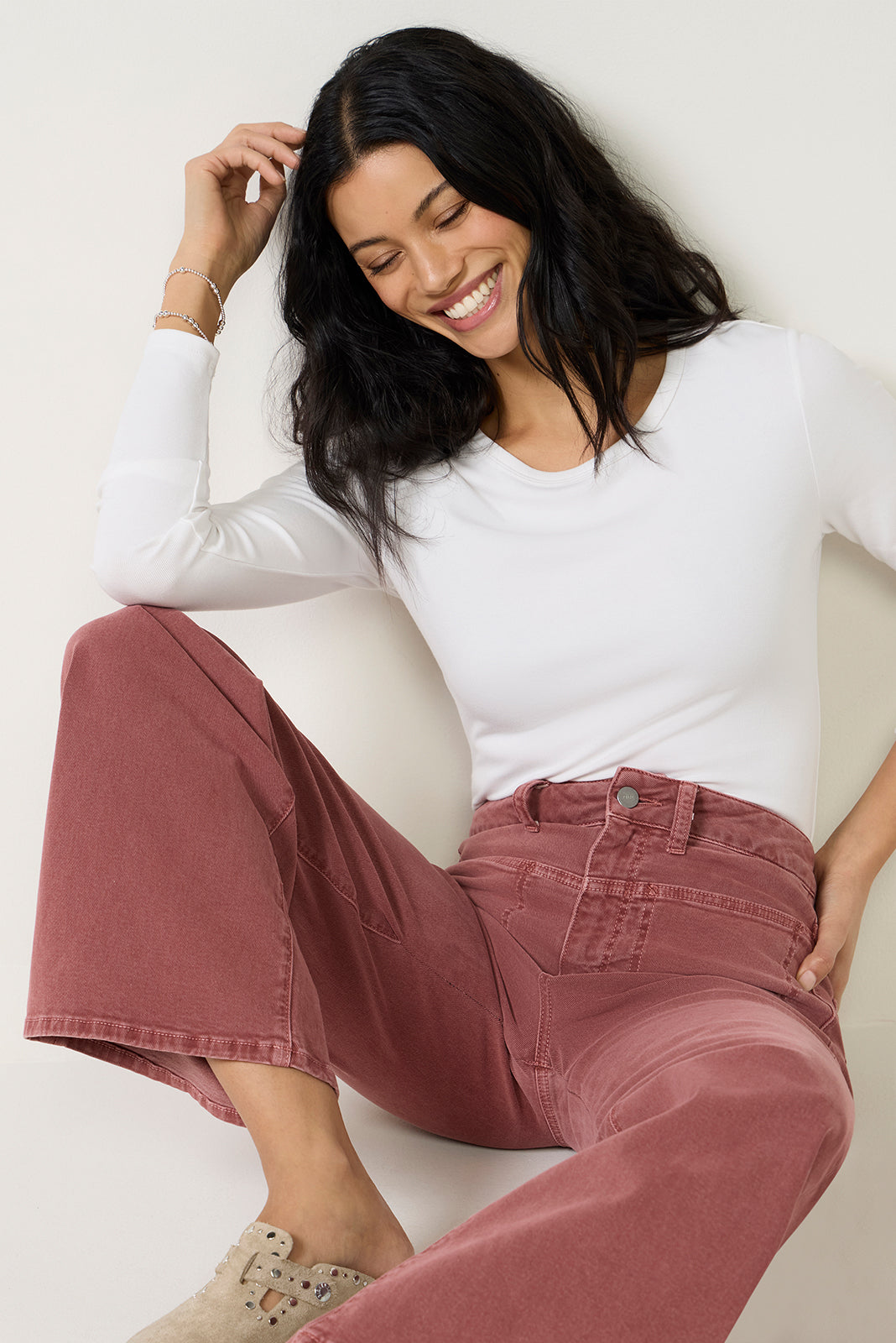 Women's Second Skin Crew Long Sleeve Top