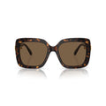 0Sk6001 Oversized Tortoiseshell Acetate Square Sunglasses with Gold Accents