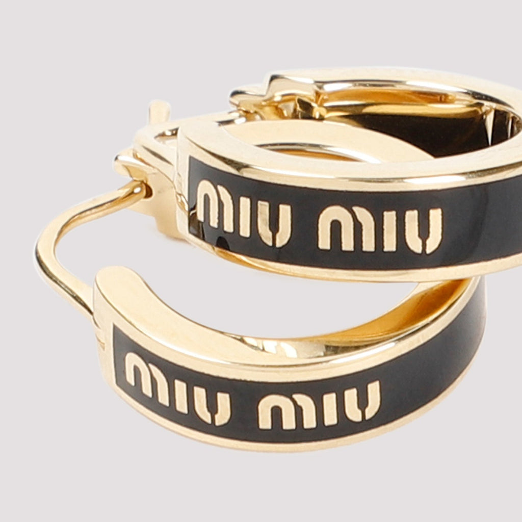 Miu Miu Brass Earrings Women