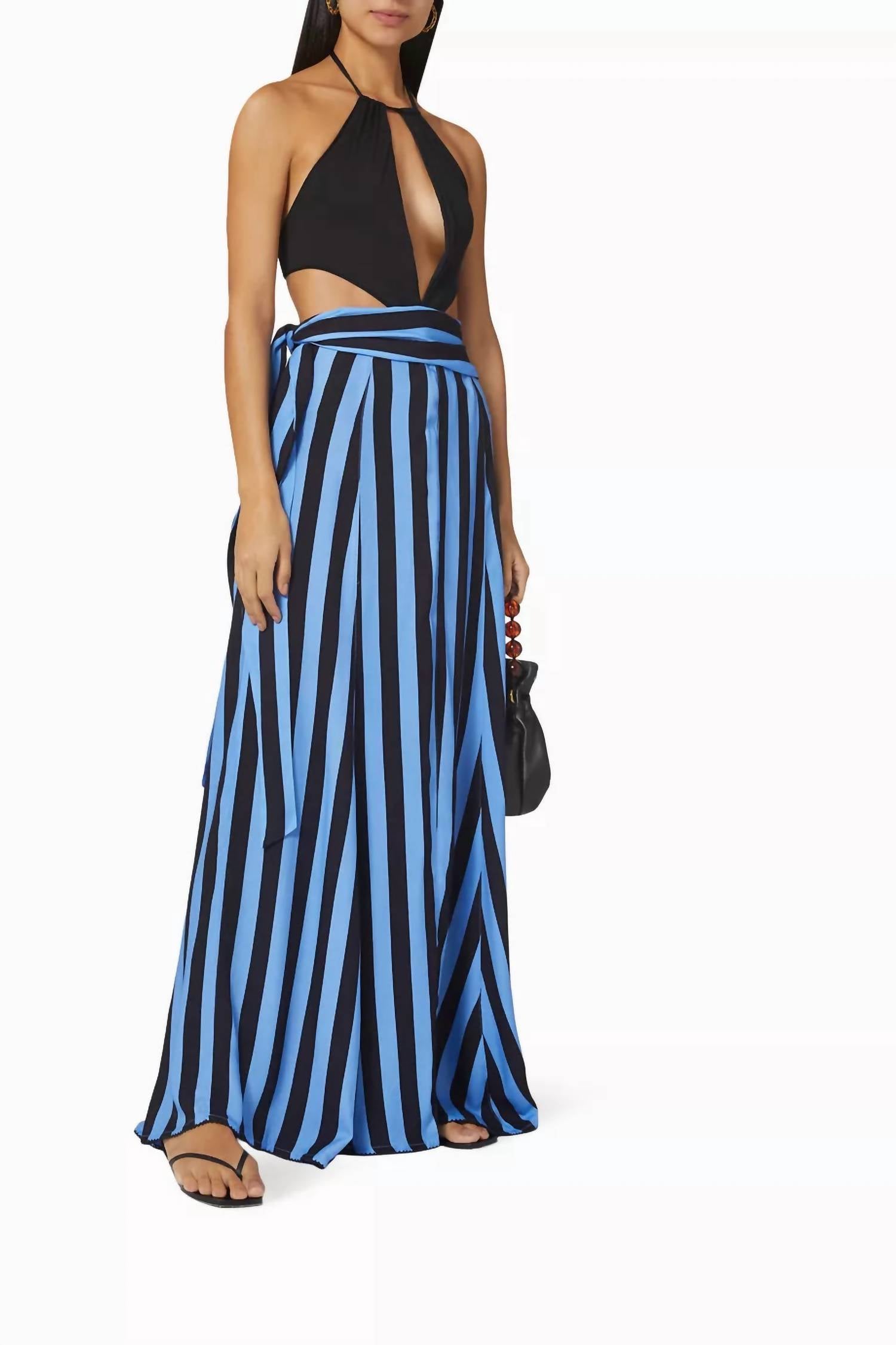 Beck Menfis Stripe Multi Wear Dress In Blue