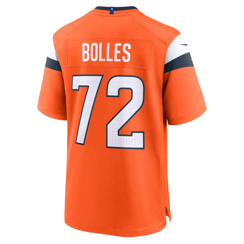 Denver Broncos Garett Bolles Orange Team Game Jersey