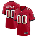 Custom Tampa Bay Buccaneers Red Game jersey