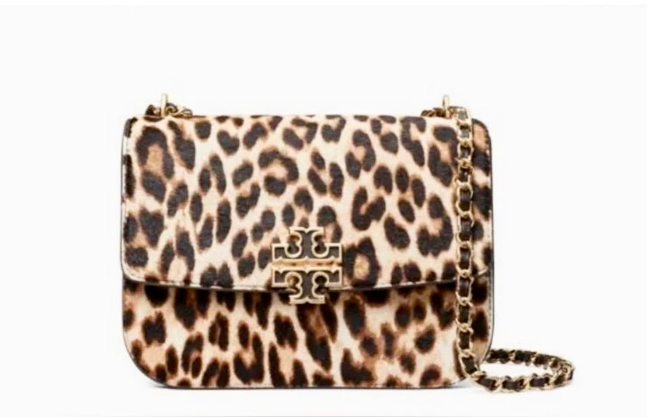 NWT Tory Burch Britten Small Adjustable Leather Shoulder/ Crossbody Bag
