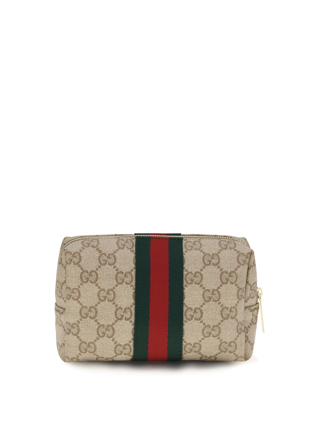 Gucci Women Medium Beauty Case With Web Stripe