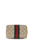 Gucci Women Medium Beauty Case With Web Stripe
