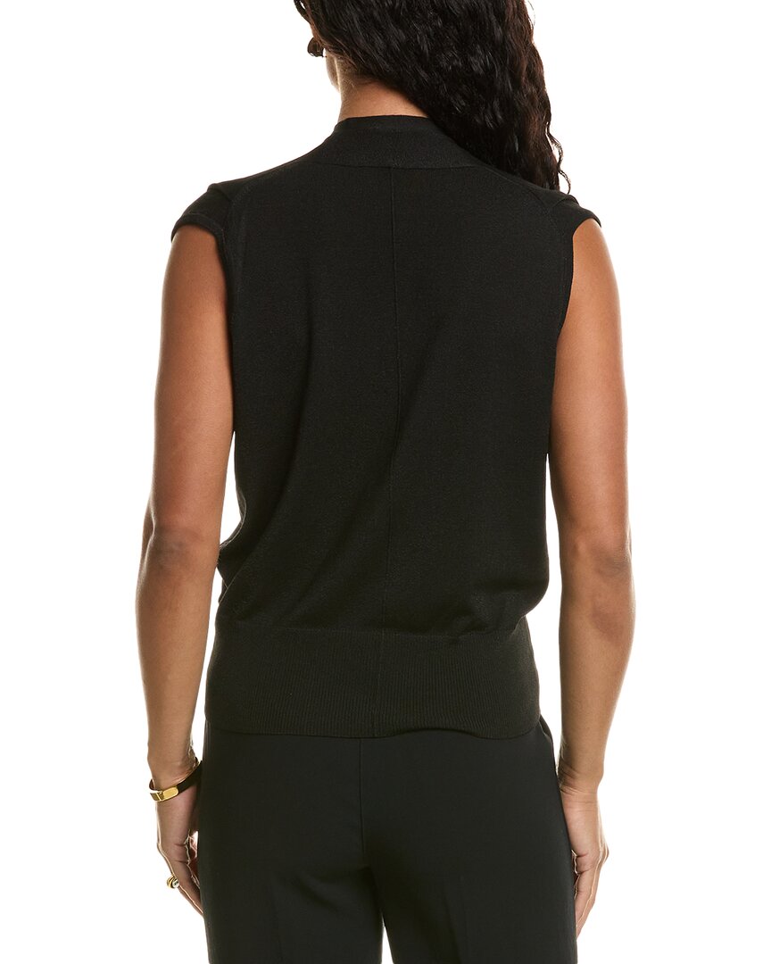 Elie Tahari Faux Wrap Sweater