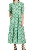 Lattice Rosie Dress In Green