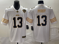 Men's San Francisco 49ers Brock Purdy #13 White 75th Anniversary Game jersey