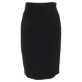 Ralph Lauren Collection Midi Pencil Skirt in Black Wool