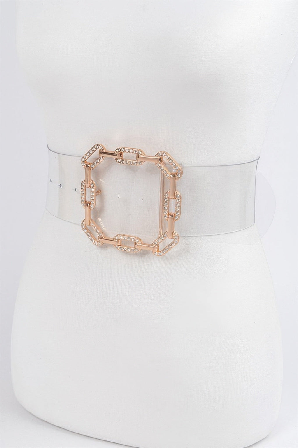Modern Clear Plus Size Waist Belt