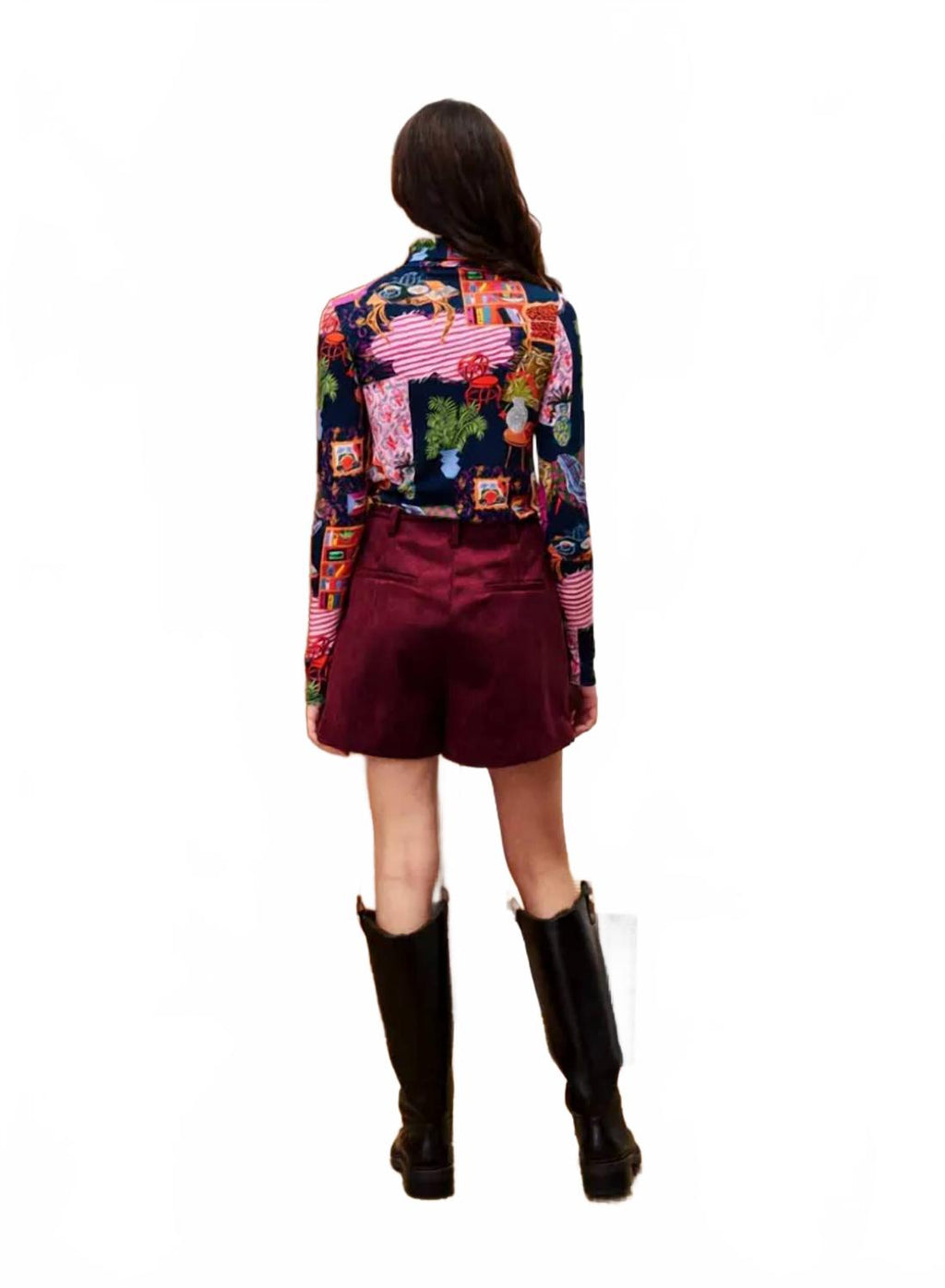 Gerbera Long Sleeve Shirt In Multi