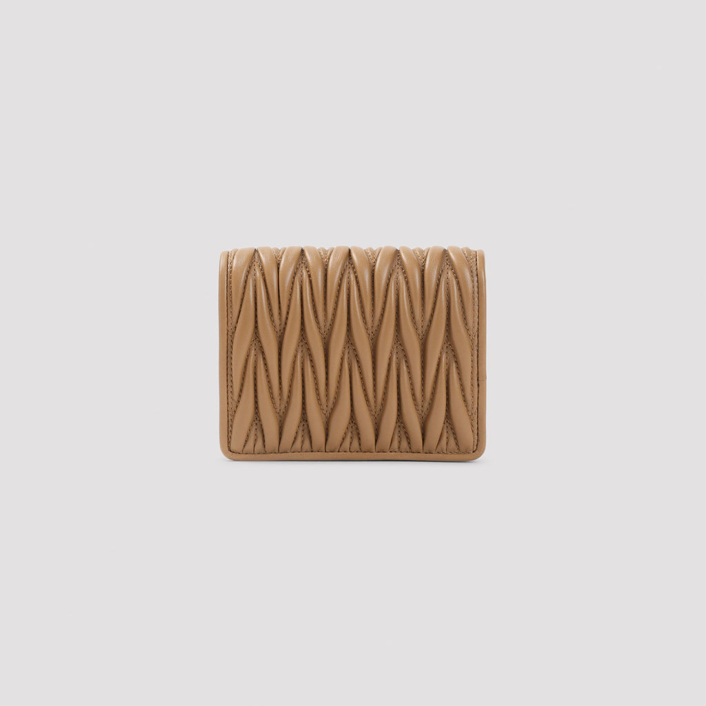 Miu Miu Matelassé Wallet Women