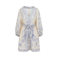 Zimmerman Indra Plunge Mini Dress Women