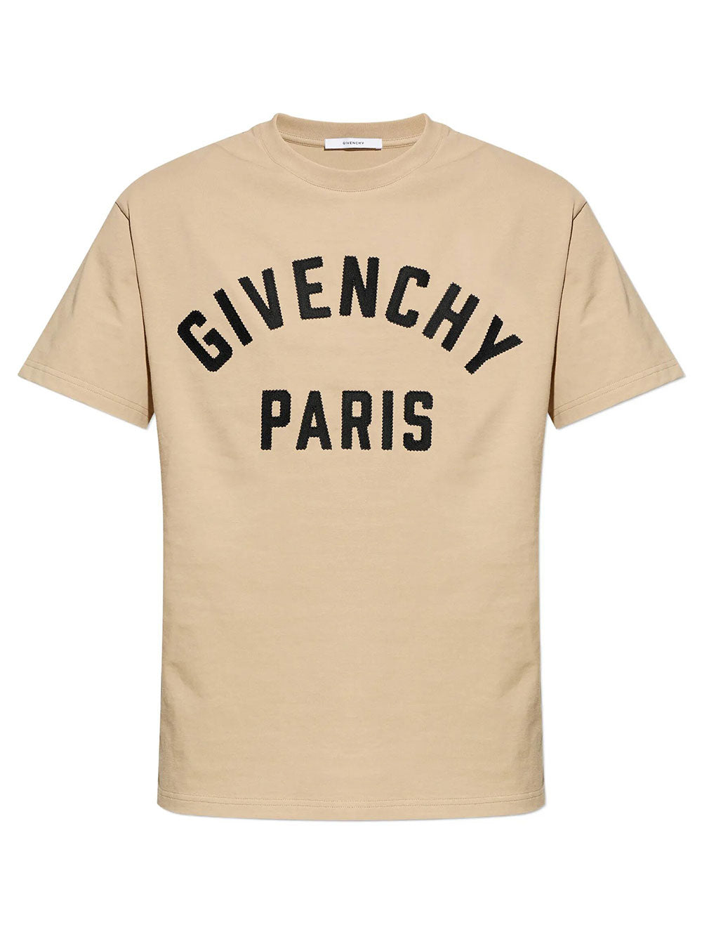 Givenchy Men Givenchy Paris Embroidery Cotton T-Shirt