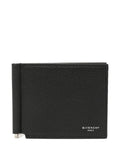 Givenchy Men Leather Bi-Fold Card Case With Bill Clip