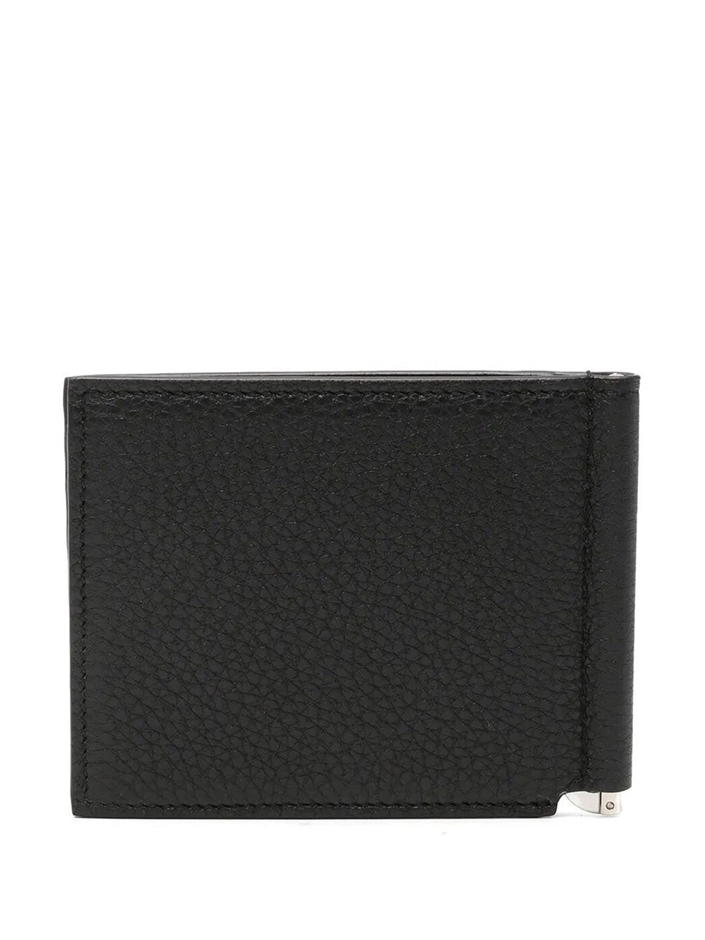 Givenchy Men Leather Bi-Fold Card Case With Bill Clip