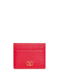 Valentino Garavani Women Vlogo Signature Grainy Leather Card Holder