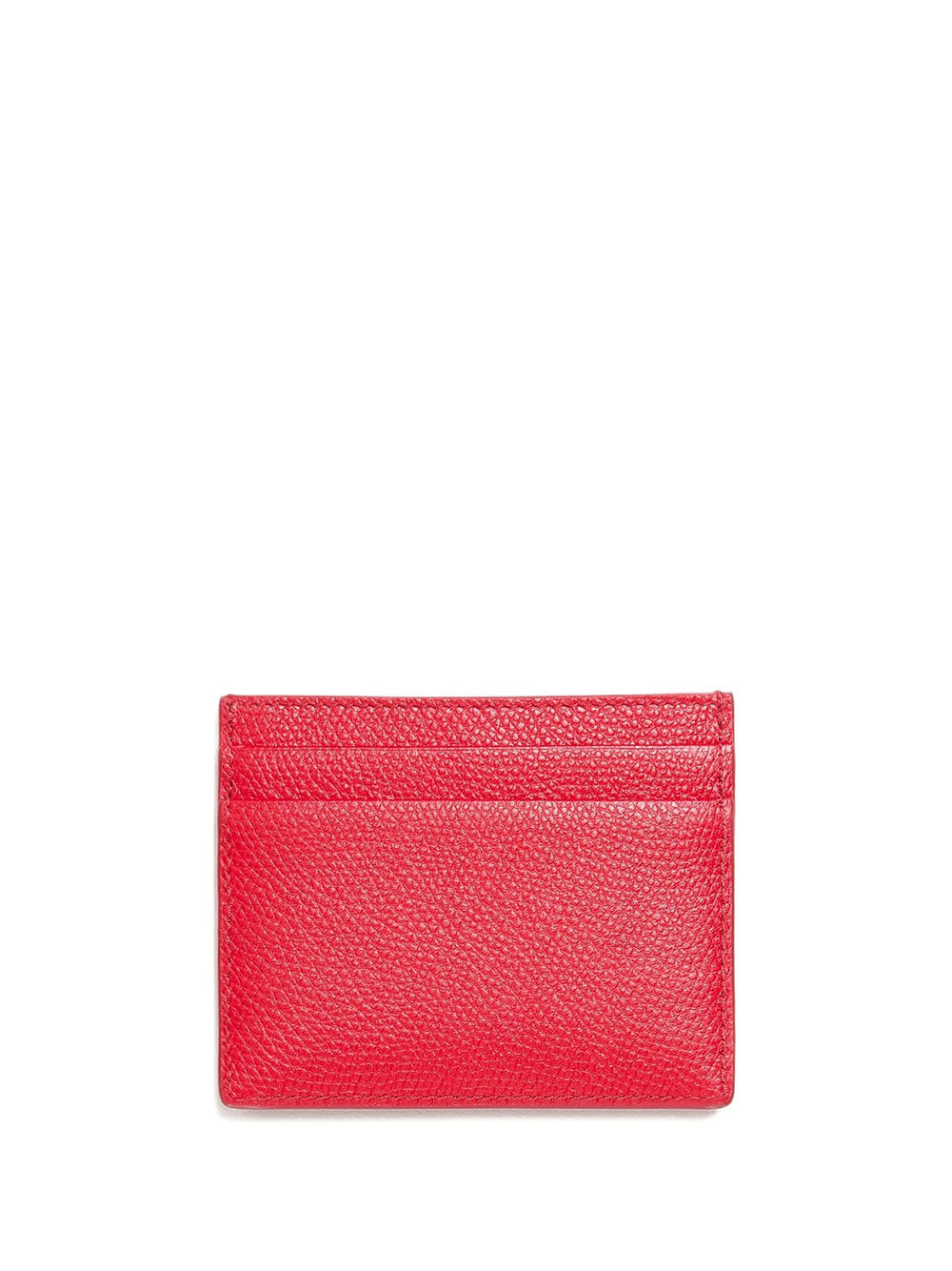Valentino Garavani Women Vlogo Signature Grainy Leather Card Holder