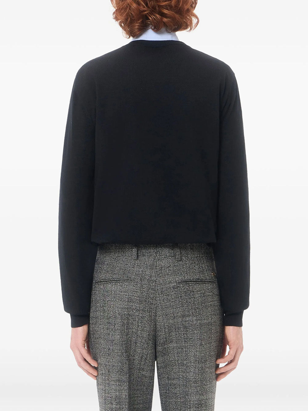 Valentino Garavani Men Valentino Wool Jumper With Vlogo Embroidery